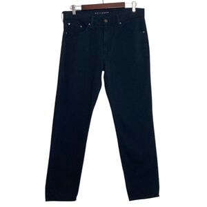 Mott & Bow Jeans Mens 33 x 30 Slim Mercer Navy Blue Soft Light Stretch Taper